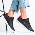 U.S. POLO ASSN, PANTOFI SPORT BLACK-RED FRANCO-GSN