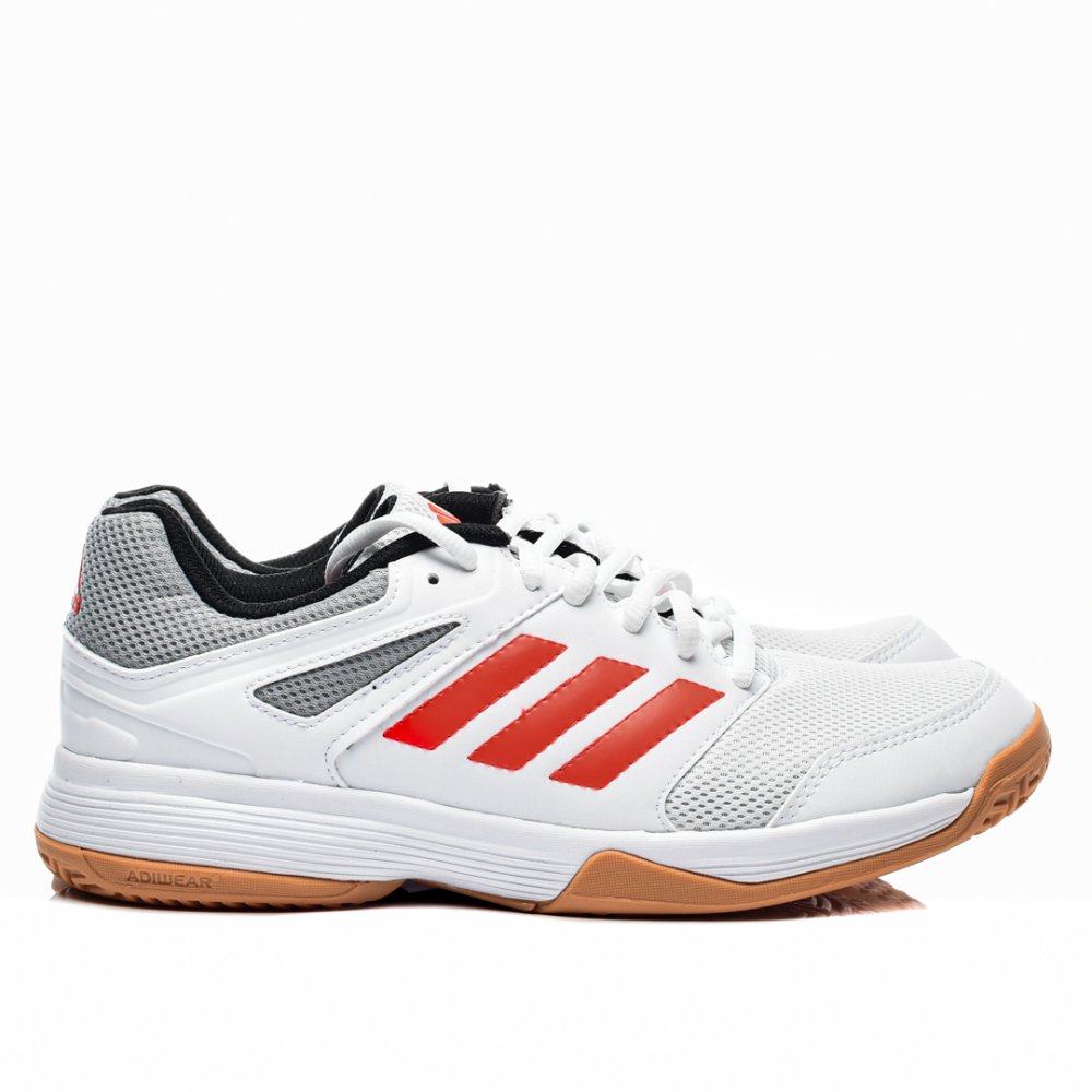 ADIDAS, PANTOFI SPORT  WHITE RED SPEEDCOURT M