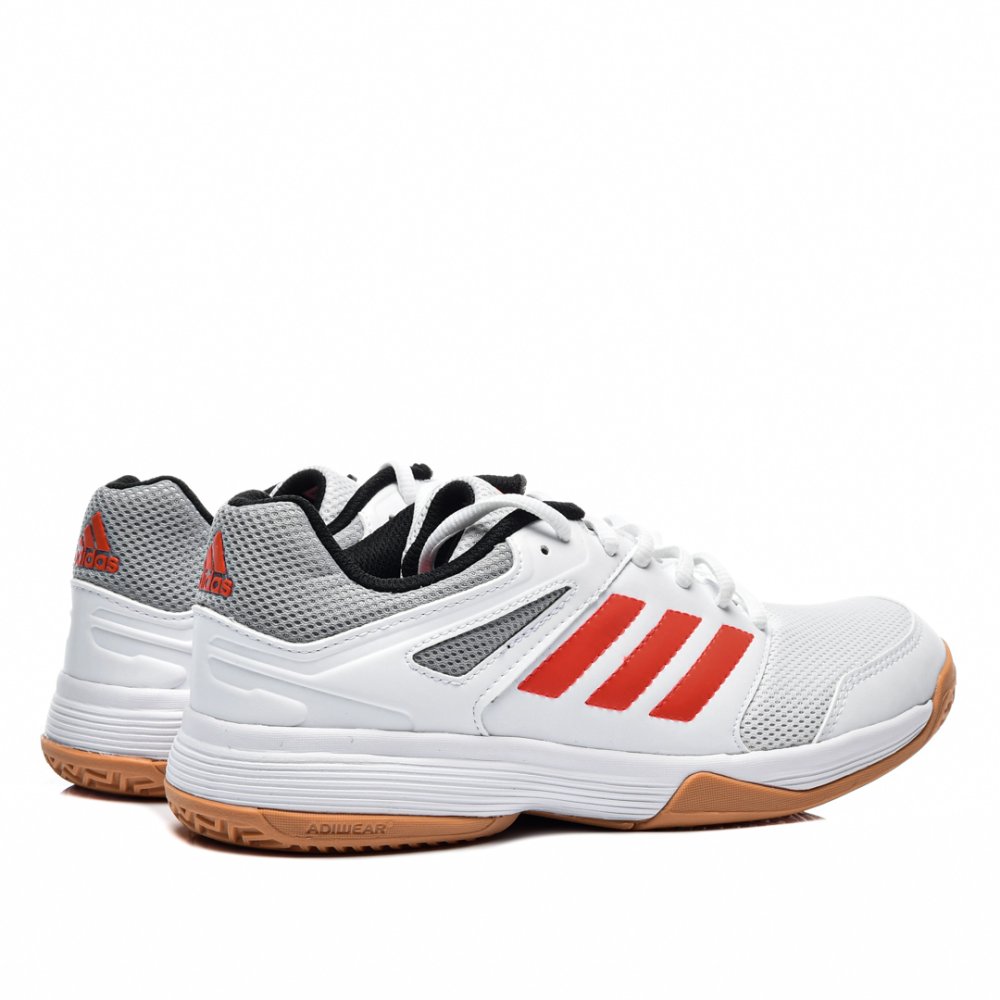 ADIDAS, PANTOFI SPORT  WHITE RED SPEEDCOURT M