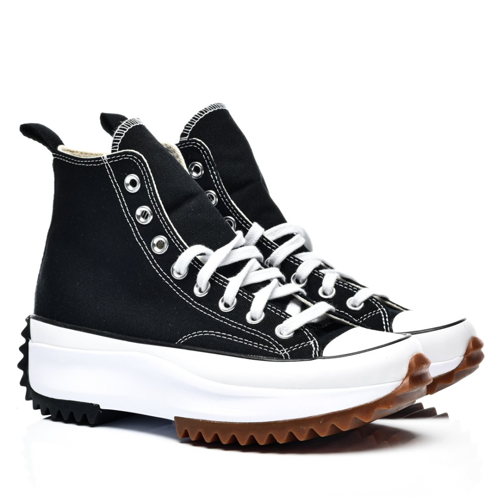 CONVERSE, SNEAKERS BLACK WHITE RUN STAR HIKE HI