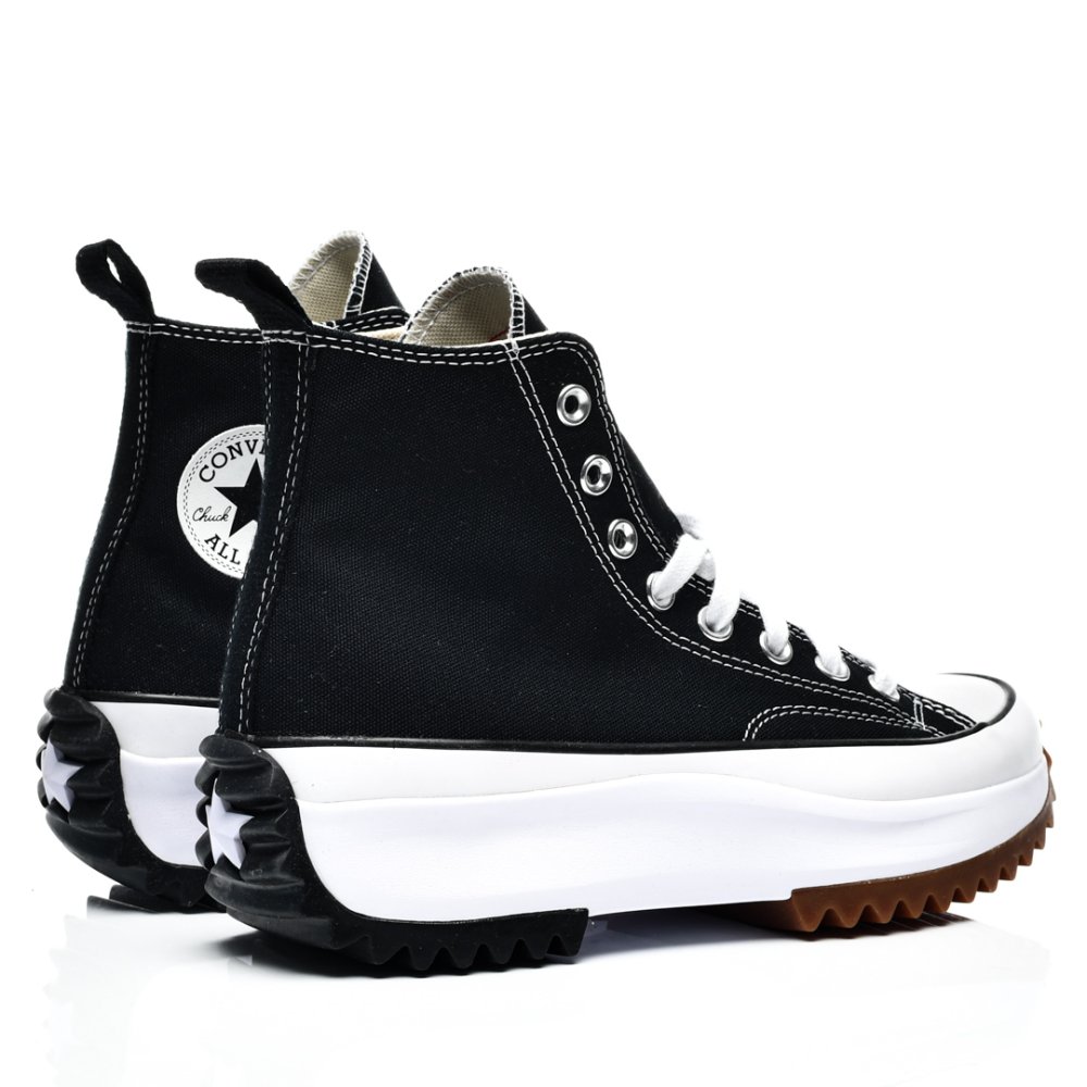 CONVERSE, SNEAKERS BLACK WHITE RUN STAR HIKE HI