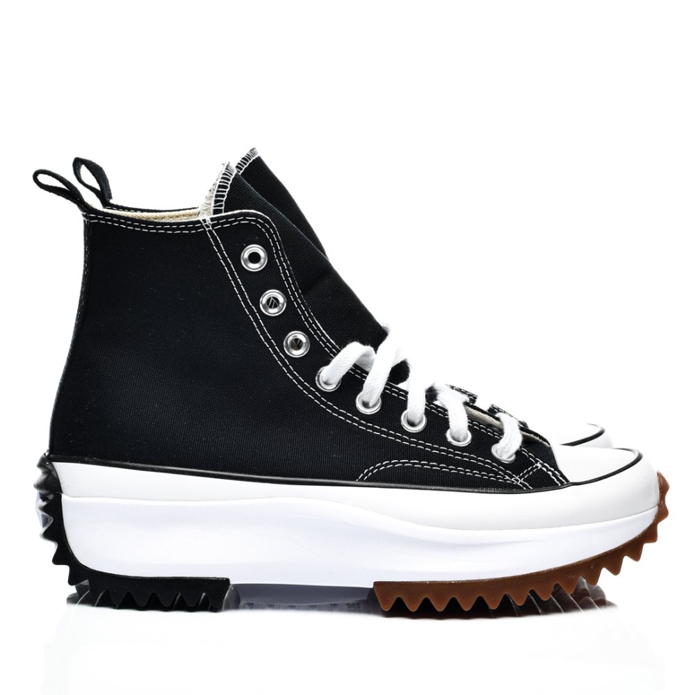 CONVERSE, SNEAKERS BLACK WHITE RUN STAR HIKE HI