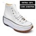 Converse, sneakers white run star hike hi