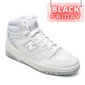 NEW BALANCE, PANTOFI SPORT WHITE BB650RWW