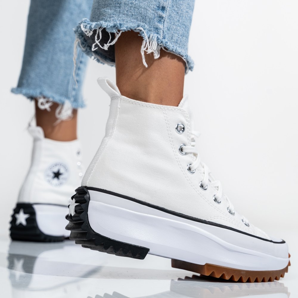 CONVERSE, SNEAKERS WHITE RUN STAR HIKE HI