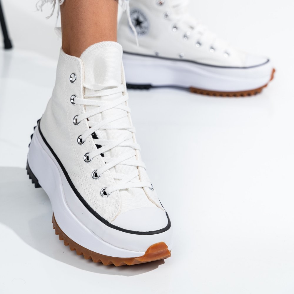 CONVERSE, SNEAKERS WHITE RUN STAR HIKE HI