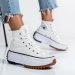 Converse, sneakers white run star hike hi