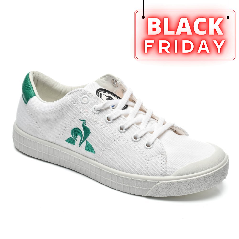 LE COQ SPORTIF, PANTOFI SPORT WHITE GREEN TENNIS