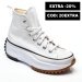 Converse, sneakers white run star hike hi