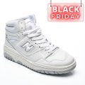 NEW BALANCE, PANTOFI SPORT WHITE BB650RWW