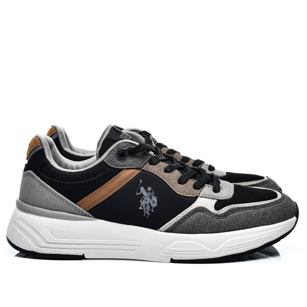 U.S. POLO ASSN, PANTOFI SPORT BLACK MARIO