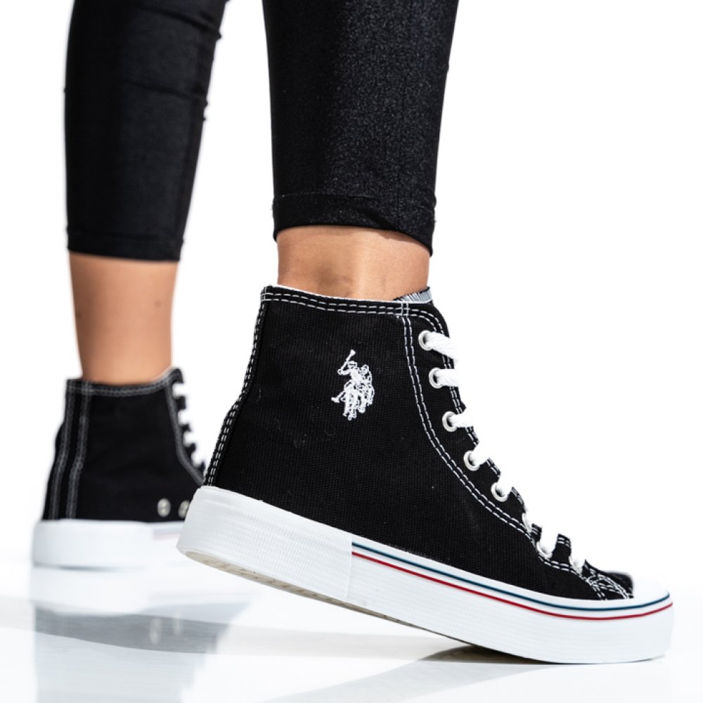 U.S. POLO ASSN, PANTOFI SPORT BLACK PENELOPE HI