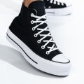 CONVERSE, SNEAKERS BLACK WHITE CTAS LIFT HI