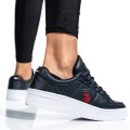 U.S. POLO ASSN, PANTOFI SPORT NAVY PIELE NATURALA VASILYY