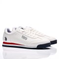 U.S. POLO ASSN, PANTOFI SPORT WHITE DEEP-SMR