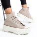 Converse, sneakers beige run star hike hi