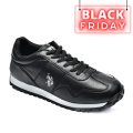 U.S. POLO ASSN, PANTOFI SPORT PIELE NATURALA BLACK DORIS