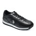 U.s. polo assn, pantofi sport piele naturala black doris