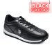 U.s. polo assn, pantofi sport piele naturala black doris