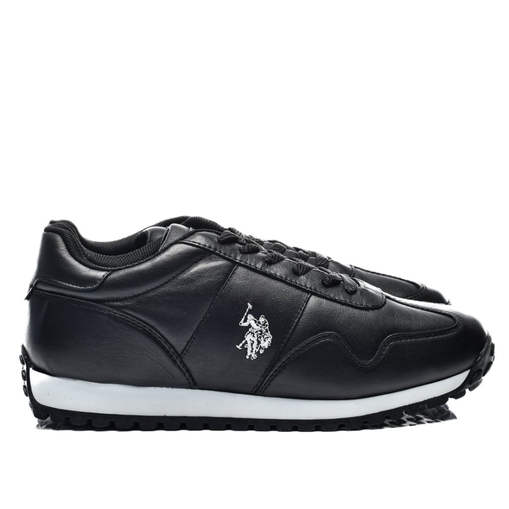 U.S. POLO ASSN, PANTOFI SPORT PIELE NATURALA BLACK DORIS