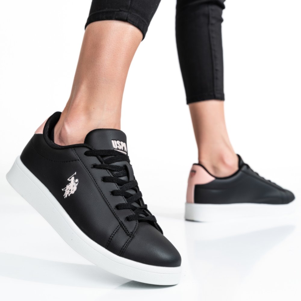 U.S. POLO ASSN, PANTOFI SPORT BLACK TIBET