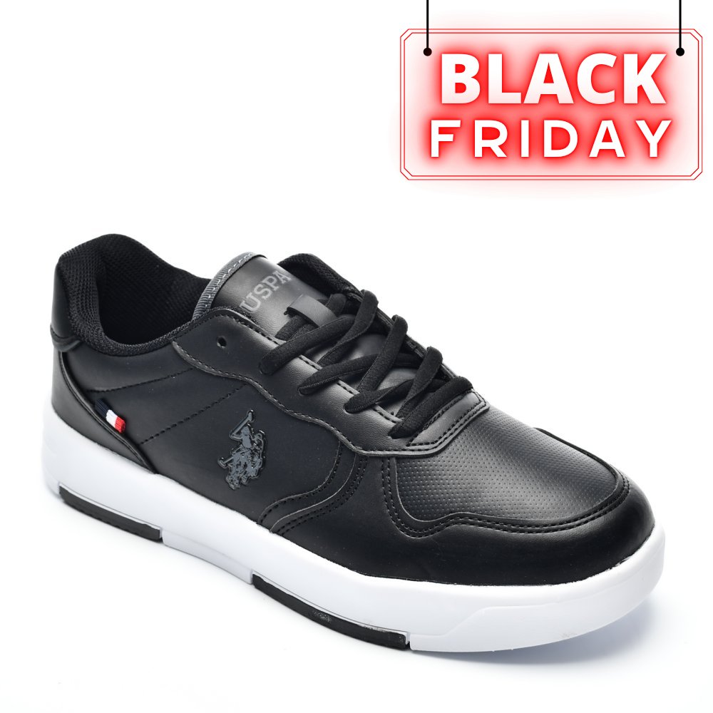 U.S. POLO ASSN, PANTOFI SPORT BLACK ANDREI