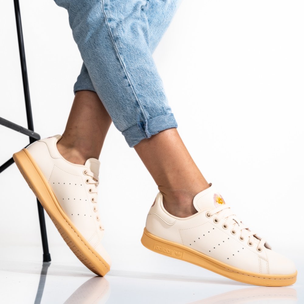 ADIDAS, PANTOFI SPORT BEIGE STAN SMITH