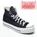 CONVERSE, SNEAKERS BLACK WHITE CTAS LIFT HI