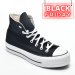 Converse, sneakers black white ctas lift hi