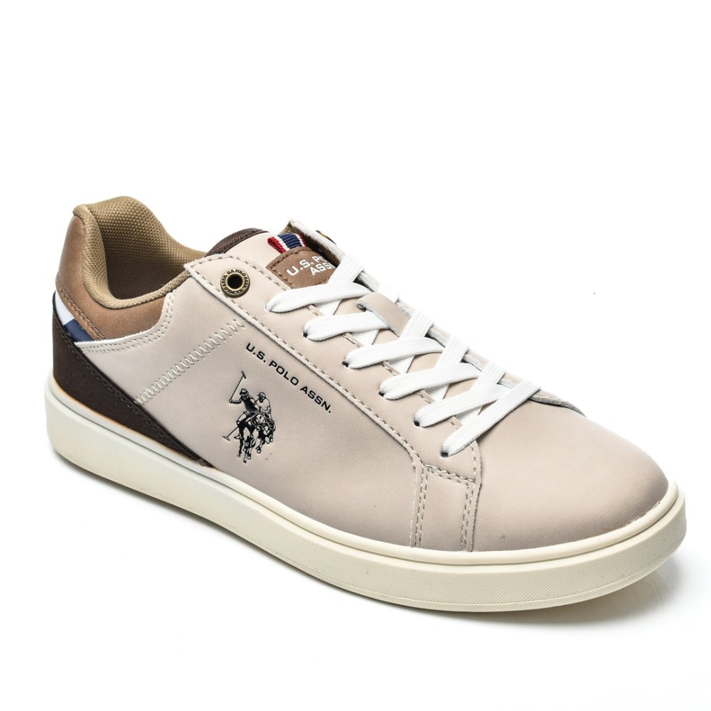 U.S. POLO ASSN, PANTOFI SPORT BEIGE ROKKO001