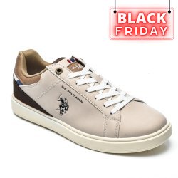 U.S. POLO ASSN, PANTOFI SPORT BEIGE ROKKO001