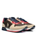 U.S. POLO ASSN, PANTOFI SPORT BROWN BEIGE NOBIL011