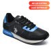 U.s. polo assn, pantofi sport black blue nobil011