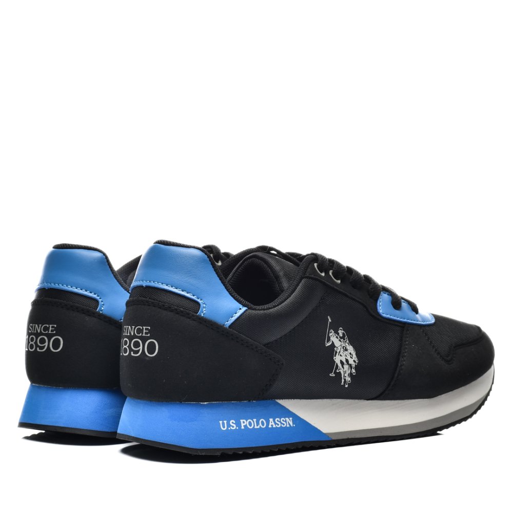 U.S. POLO ASSN, PANTOFI SPORT BLACK BLUE NOBIL011