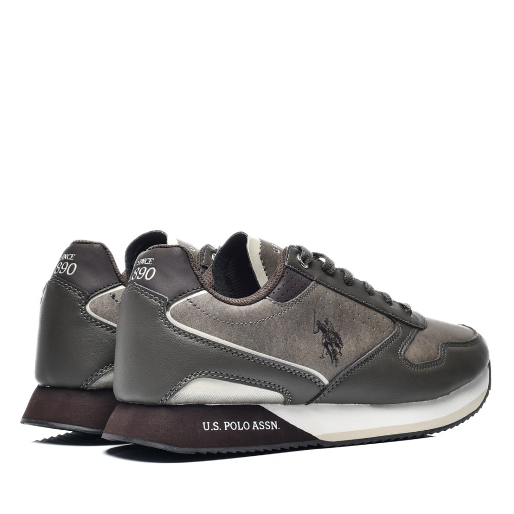 U.S. POLO ASSN, PANTOFI SPORT DARK BROWN NOBIL-003F