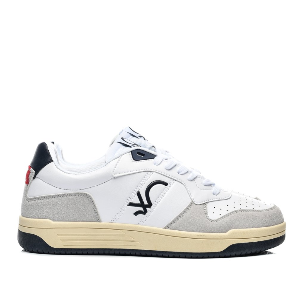 BENETTON, PANTOFI SPORT WHITE NAVY BTM314300