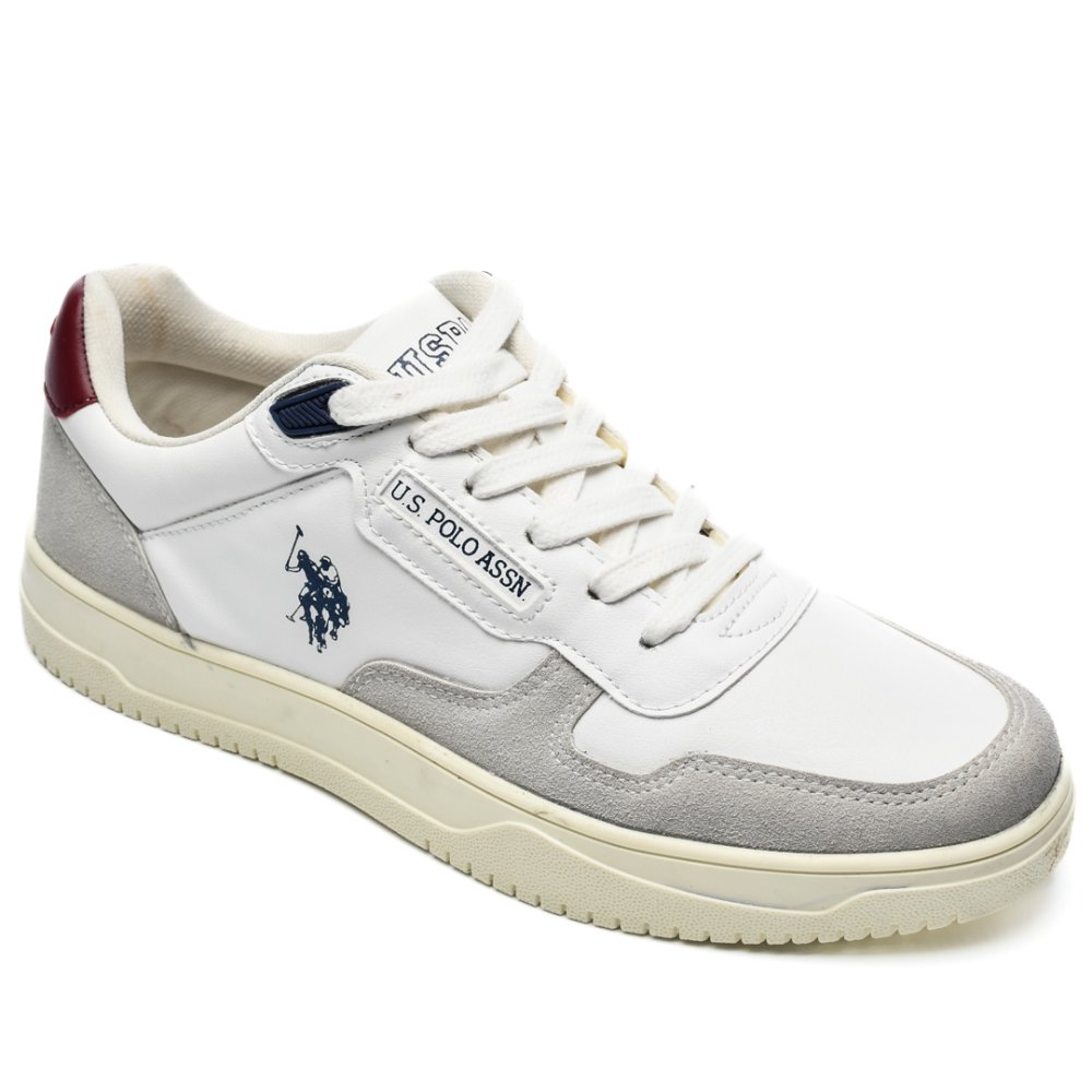 U.S. POLO ASSN, PANTOFI SPORT WHITE MARCO