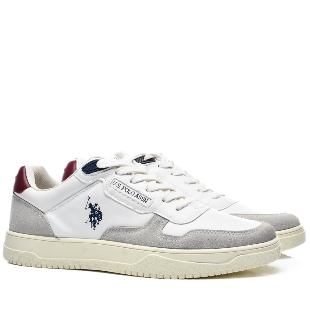 U.S. POLO ASSN, PANTOFI SPORT WHITE MARCO