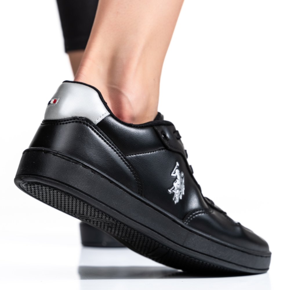 U.S. POLO ASSN, PANTOFI SPORT ALL BLACK BLAKE